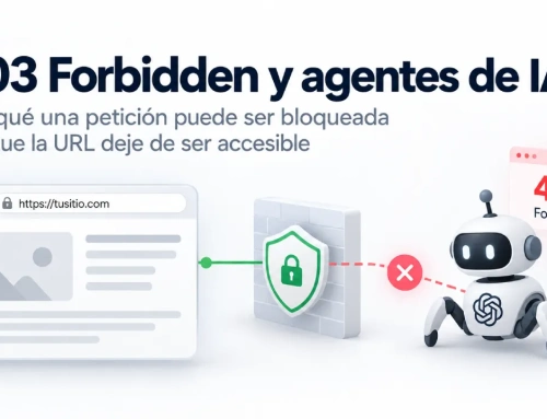 403 Forbidden y agentes de IA: por qué tu web puede bloquear una petición y seguir siendo accesible para ChatGPT